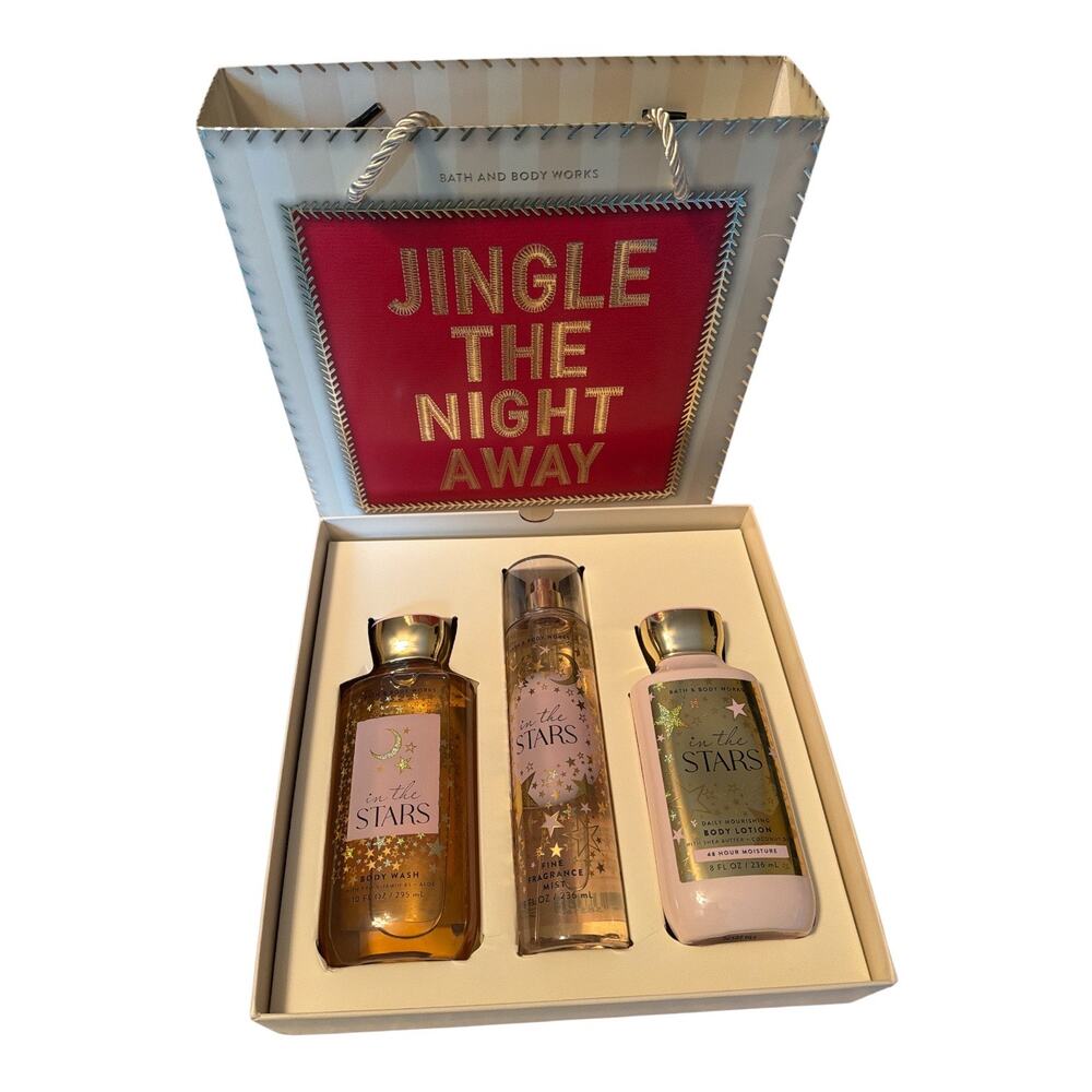 Bath & Body Works In The Stars Gift Set “Jingle The Night Away” New